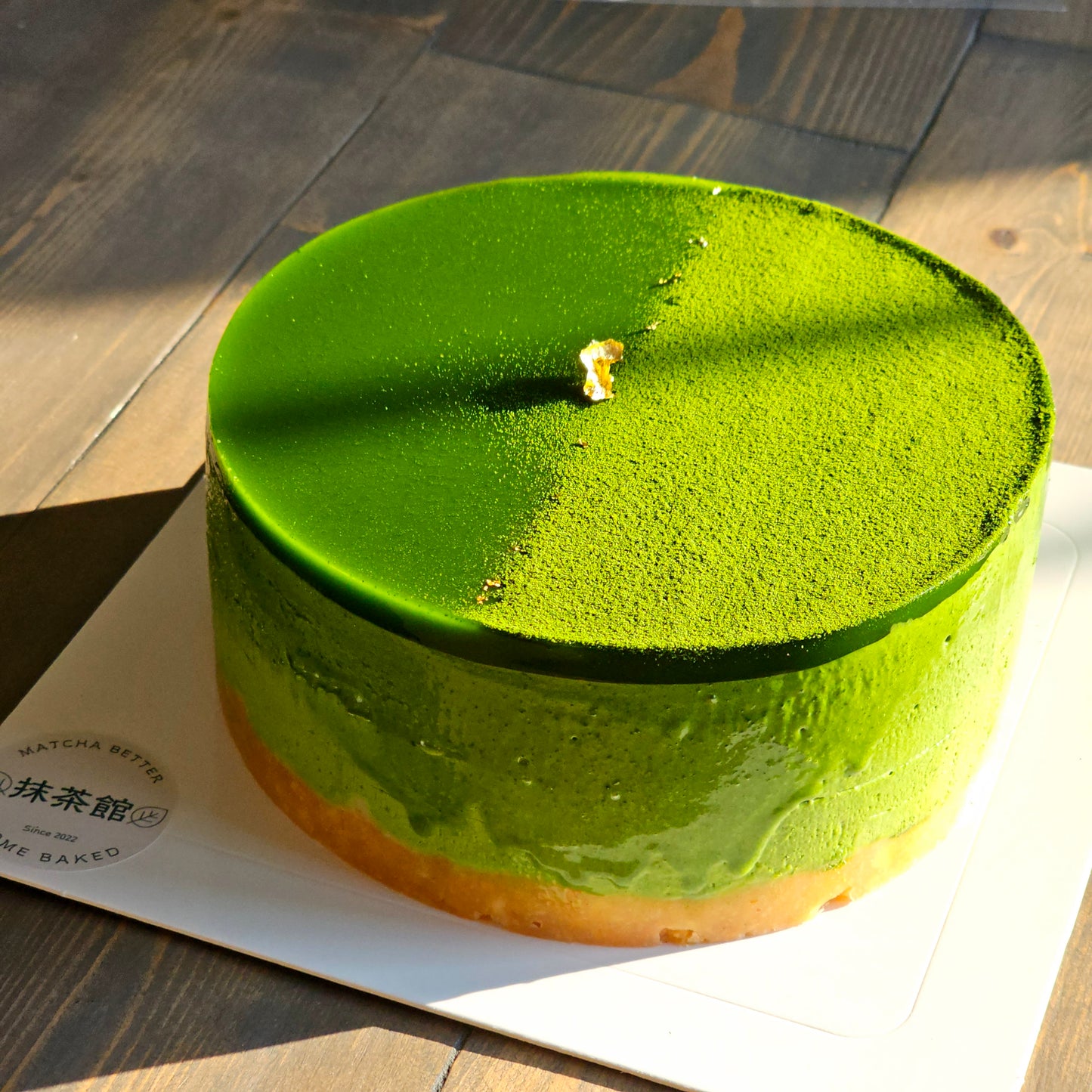 Two Layers Matcha No-Bake Cheesecake